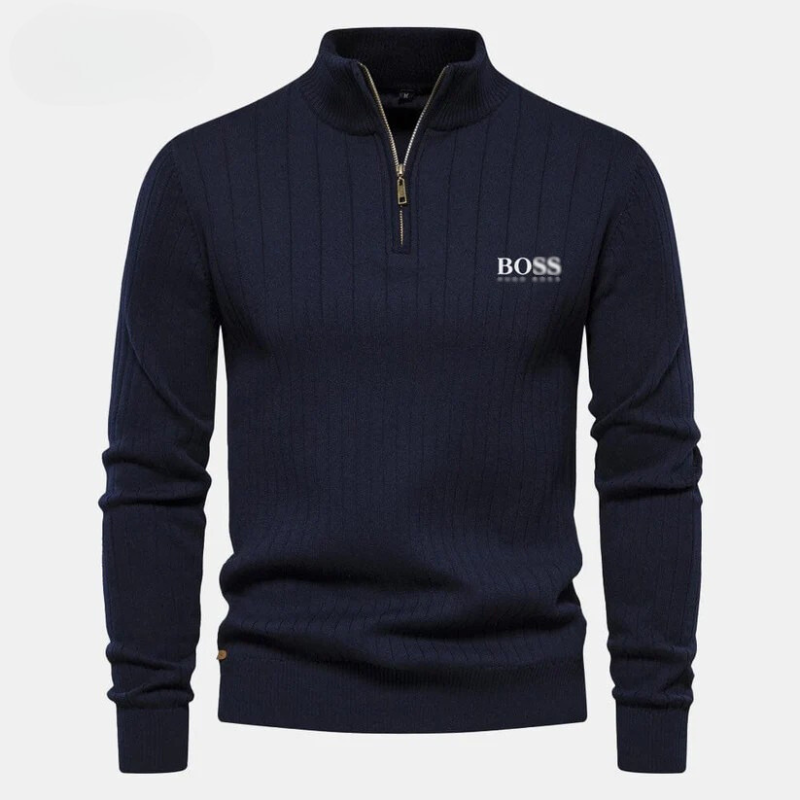Essential Zip-Up Sweater Men's