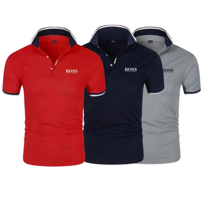 [BUY 2 GET 3] Essential Kit Polo Shirts 3-Pack