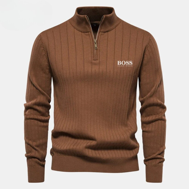 Essential Zip-Up Sweater Men's