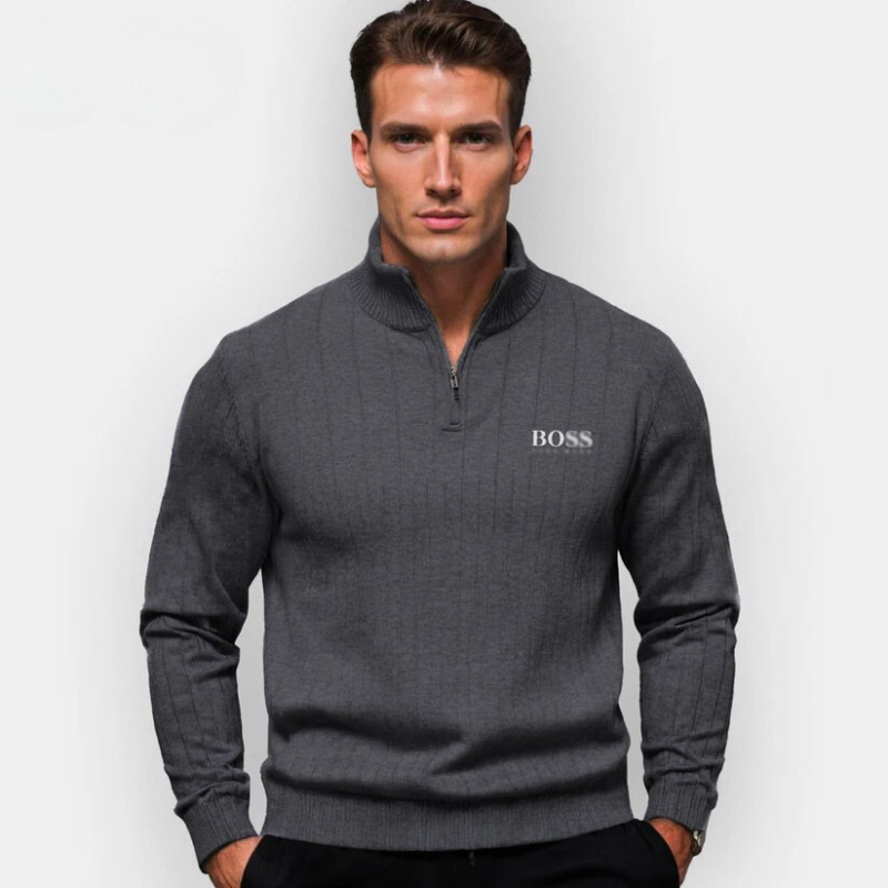 Essential Zip-Up Sweater Men's