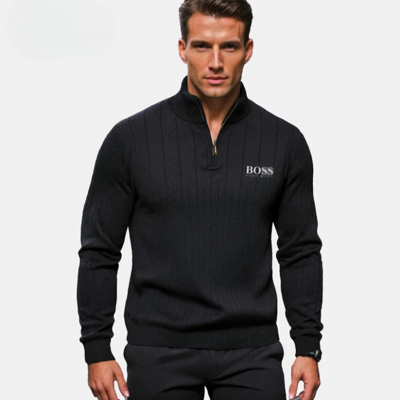Essential Zip-Up Sweater Men's