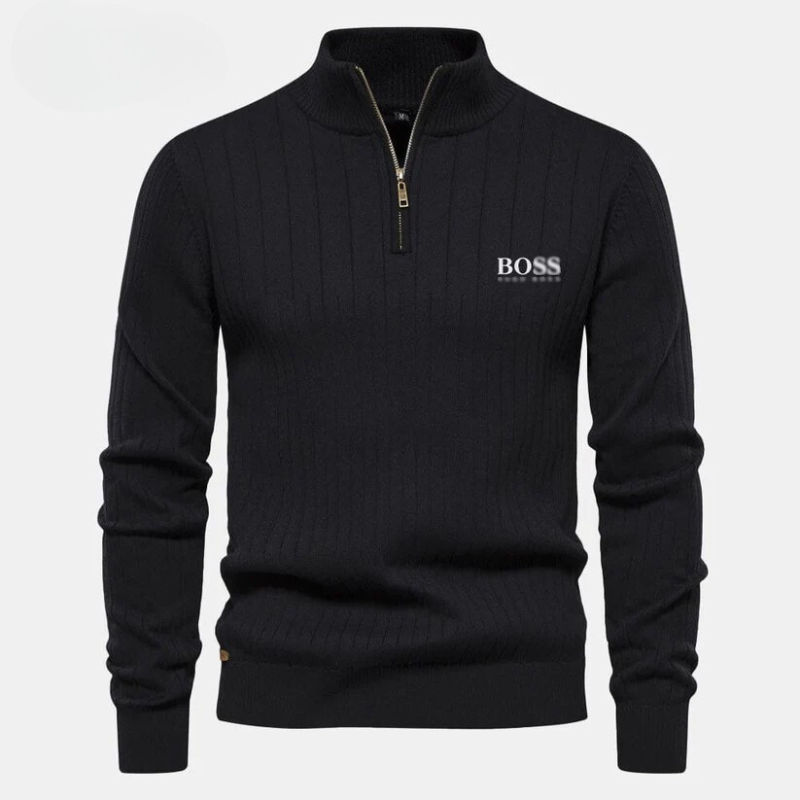 Essential Zip-Up Sweater Men's