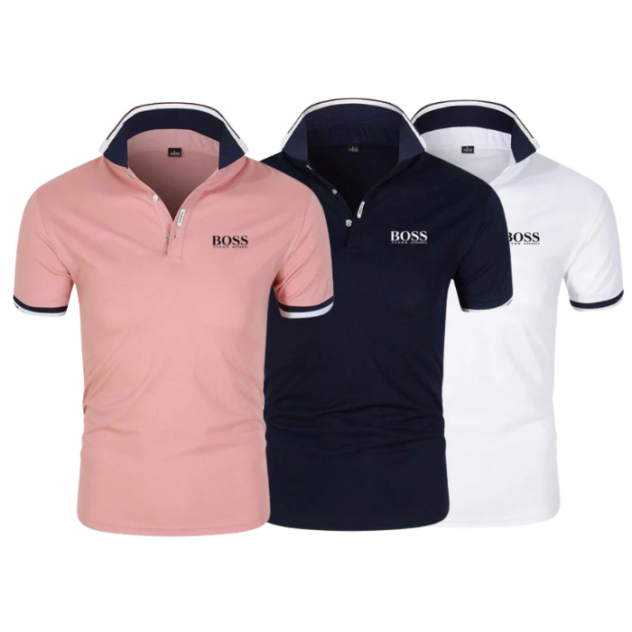 [BUY 2 GET 3] Essential Kit Polo Shirts 3-Pack