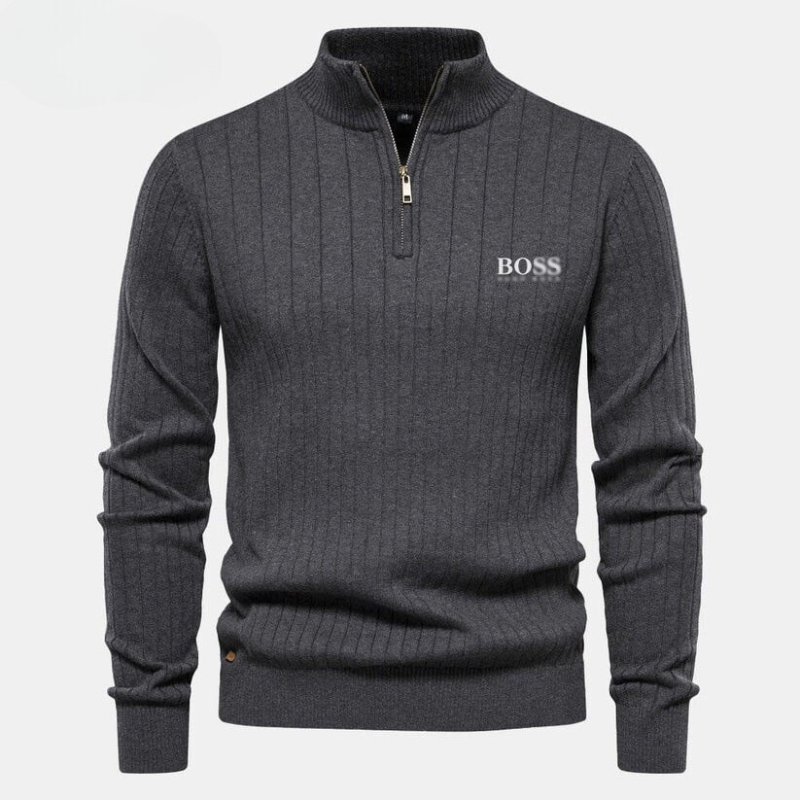 Essential Zip-Up Sweater Men's