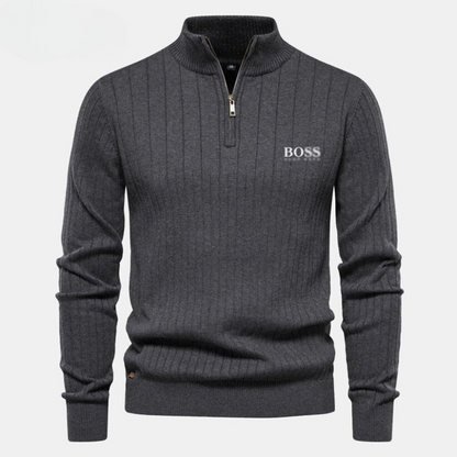 Essential Zip-Up Sweater Men's